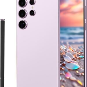 C23 Ultra 5G Unlocked Smartphone,6GB+256GB Fully Unlocked Cell Phone for Android 13, 6.8" Unlocked Cell Phone, 6800mAh, 48MP+108MP Dual Camera/Dual (Purple)