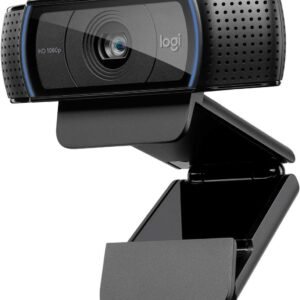 Logitech C920x HD Pro Webcam, Full HD 1080p/30fps Video Calling, Clear Stereo Audio, HD Light Correction, Works with Skype, Zoom, FaceTime, Hangouts, PC/Mac/Laptop/Macbook/Tablet - Black